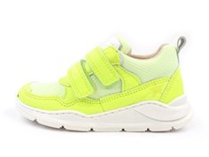 Bisgaard sneaker neon yellow with velcro